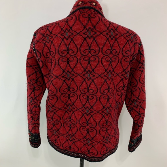 Icelandic Design zip up lined sweater jacket - Picture 3 of 8